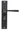 From The Anvil's Black Large Avon Lever Bathroom Door Handles; #finish_black