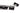 From The Anvil's Black French Door Bolt; #finish_black