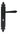 From The Anvil's Black Cromwell Lever Lock Door Handles; #finish_black