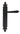 From The Anvil's Black Cromwell Lever Latch Door Handles; #finish_black
