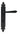 From The Anvil's Black Cromwell Lever Bathroom Door Handles; #finish_black