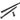 From The Anvil's Black 5mm Male & Female Screws (2) - No Slots; #finish_black