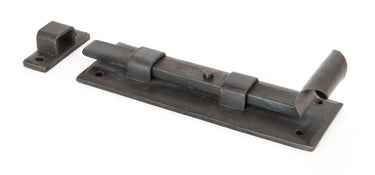 From The Anvil's Beeswax Straight Door Bolt; #finish_beeswax