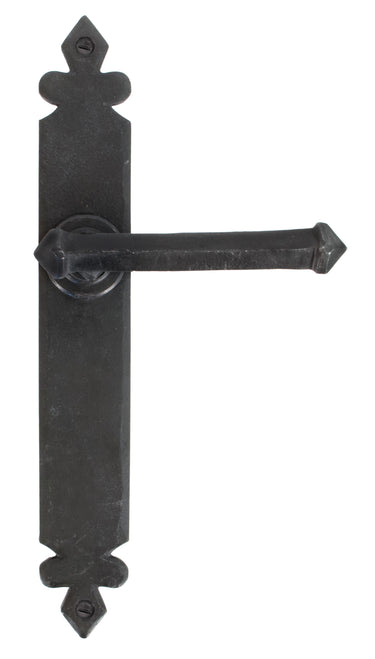 From The Anvil's Beeswax Tudor Lever Latch Door Handles; #finish_beeswax