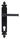 From The Anvil's Black Tudor Lever Espag. Lock Set; #finish_black