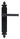 From The Anvil's Black Tudor Lever Latch Door Handles; #finish_black