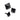 From The Anvil's Black Pyramid Door Stud; #finish_black