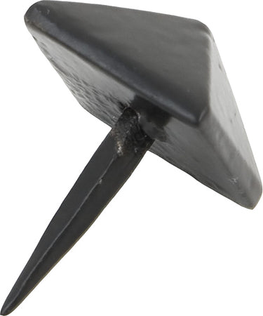 From The Anvil's Black Pyramid Door Stud; #finish_black