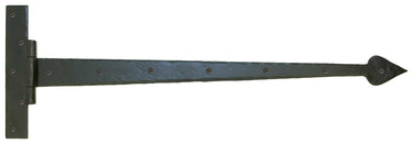 From The Anvil's Black Barn Door 36" T Hinge (pair); #finish_black