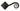 From The Anvil's Black Monkeytail Lever on Rose Set (Diamond); #finish_black