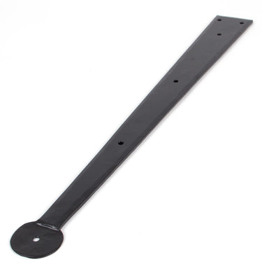 From The Anvil's Black Penny End Hinge Front (pair); #finish_black