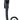 From The Anvil's Black Slim Monkeytail Espag; #finish_black