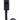 From The Anvil's Black Slim Monkeytail Espag; #finish_black
