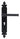 From The Anvil's Black Tudor Lever Lock Door Handles; #finish_black