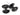 From The Anvil's Black Oval Mortice/Rim Knob Set; #finish_black
