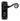 From The Anvil's Black Monkeytail Lever Bathroom Door Handles; #finish_black