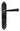 From The Anvil's Black Gothic Lever Latch Door Handles; #finish_black