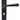 From The Anvil's Black Gothic Lever Lock Door Handles; #finish_black
