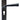 From The Anvil's Black Gothic Lever Euro Lock Door Handles; #finish_black