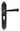 From The Anvil's Black Gothic Lever Euro Lock Door Handles; #finish_black