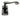 From The Anvil's Black Monkeytail Lever Latch Door Handles; #finish_black