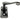 From The Anvil's Black Monkeytail Lever Lock Door Handles; #finish_black
