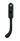 From The Anvil's Black Locking Peardrop Espag; #finish_black