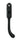 From The Anvil's Black Locking Peardrop Espag; #finish_black
