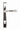 From The Anvil's Polished Chrome Reeded Slimline Lever Espag. Lock Set; #finish_polished-chrome