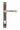 From The Anvil's Polished Nickel Reeded Slimline Lever Espag. Lock Set; #finish_polished-nickel