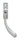 From The Anvil's Satin Chrome Slim Peardrop Espag; #finish_satin-chrome