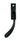From The Anvil's Black Slim Peardrop Espag; #finish_black