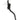 From The Anvil's Black 16mm Monkeytail Espag; #finish_black