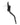 From The Anvil's Black 16mm Monkeytail Espag; #finish_black
