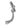 From The Anvil's Pewter Patina 16mm Peardrop Espag; #finish_pewter-patina