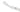 From The Anvil's Satin Chrome Peardrop Stay; #finish_satin-chrome