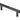 From The Anvil's Black Bar Pull Handle; #finish_black