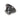 From The Anvil's Black Ribbed Cabinet Knob; #finish_black