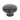 From The Anvil's Black Ribbed Cabinet Knob; #finish_black
