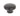 From The Anvil's Black Ribbed Cabinet Knob; #finish_black