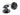 From The Anvil's Black Round Thumbturn Set; #finish_black