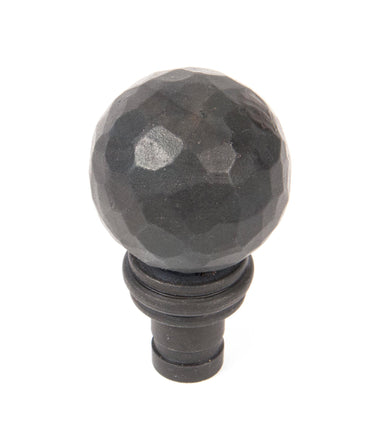 From The Anvil's Beeswax Hammered Ball Curtain Finial (pair); #finish_beeswax