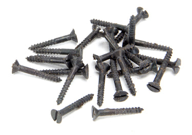 From The Anvil's Beeswax Countersunk Screws (25); #finish_beeswax