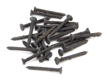 From The Anvil's Beeswax Countersunk Screws (25); #finish_beeswax