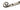 From The Anvil's Antique Pewter Monkeytail Stay; #finish_antique-pewter