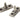 From The Anvil's Antique Pewter Monkeytail Stay; #finish_antique-pewter