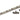 From The Anvil's Antique Pewter Monkeytail Stay; #finish_antique-pewter