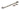 From The Anvil's Antique Pewter Monkeytail Stay; #finish_antique-pewter