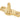 From The Anvil's Polished Brass Offset Stay Pin; #finish_polished-brass