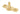 From The Anvil's Polished Brass Offset Stay Pin; #finish_polished-brass